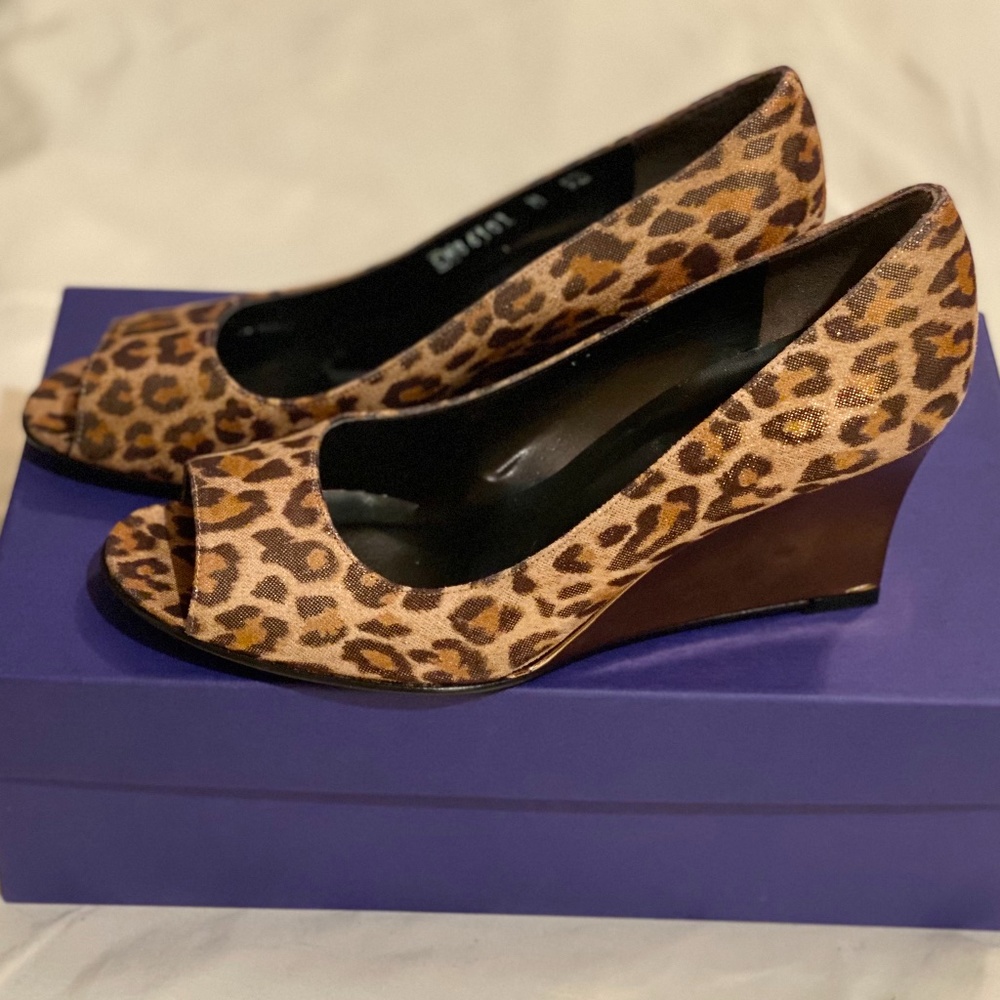 Stuart Weitzman open toe wedges